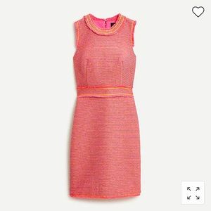NWT - J Crew Sheath Dress in pink/orange